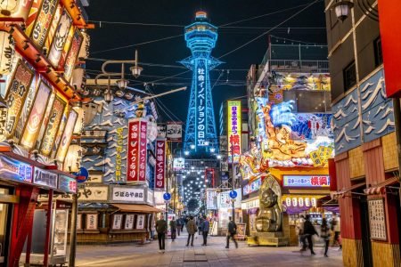 Osaka Private & Customizable Walking Tour with Expert Guide (5h / 9ppl)