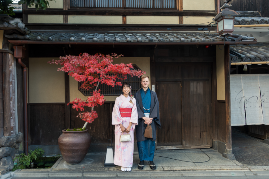 Kyoto Private Kimono Photoshoot – Couple
